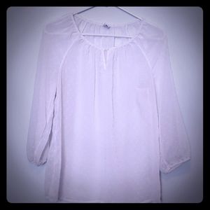 Old Navy sheer blouse